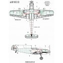 Décal Ensembles de rivetage Messerschmitt Bf-109E-3/Bf-109E-4/Bf-109E-7/ Trop (conçus pour être utilisés avec les kits Tamiya)