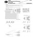 Masques kabuki Handley-Page Victor B.2/K.2 (BS) EXPERT (conçus pour être utilisés avec les kits Airfix)