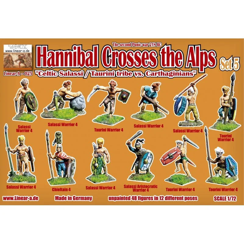 Hannibal traverse les Alpes Set 5 'Celtic Salassi / Taurini tribe vs. Carthaginians'