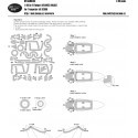 Masque pour Sukhoi Su-11 Fishpot ADVANCED (conçu pour être utilisé avec les kits Trumpeter)