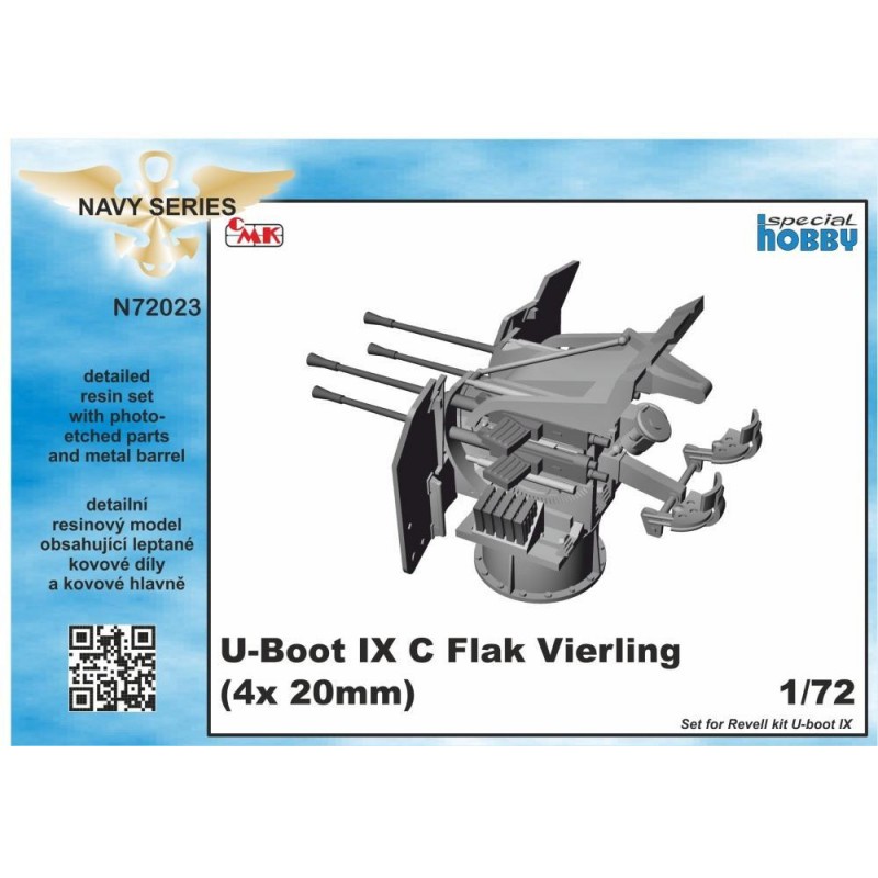 Type IXC Flak Vierling 20mm (4 x 20mm) [conçu pour être utilisé avec les kits Revell)