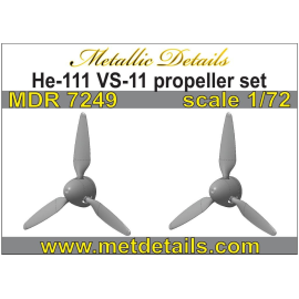 Ensemble d'hélices Heinkel He-111H-6 VS-11 (conçu pour être utilisé avec les kits Airfix)