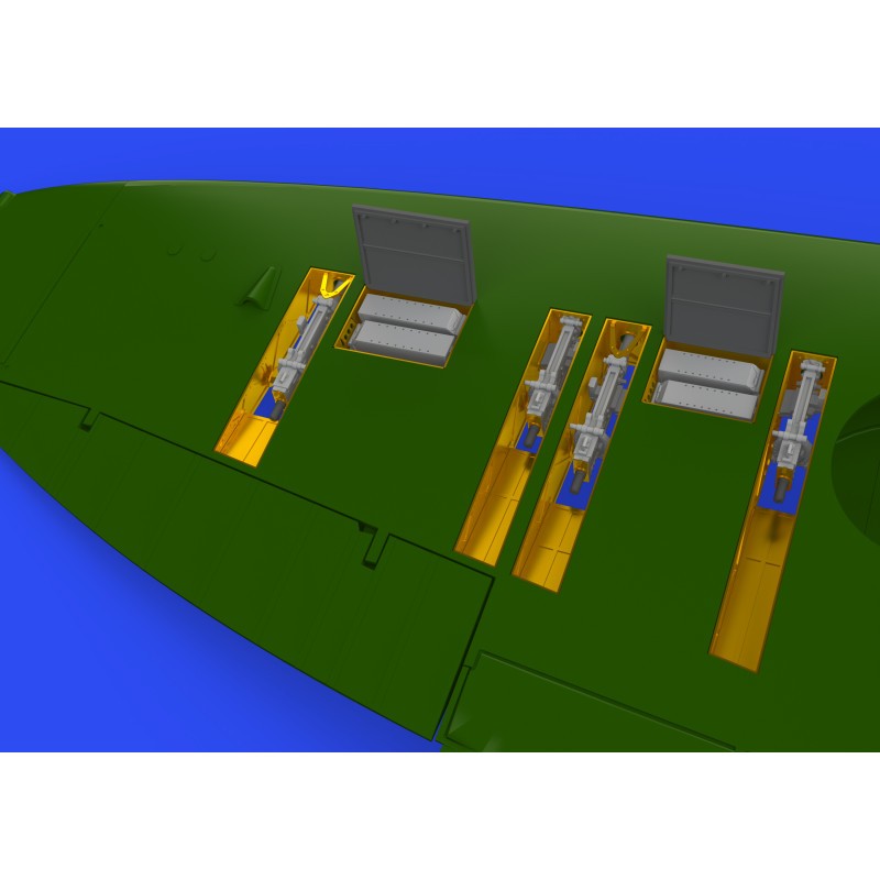 Baies de canon Supermarine Spitfire Mk.IIa (conçues pour être utilisées avec les kits Eduard)