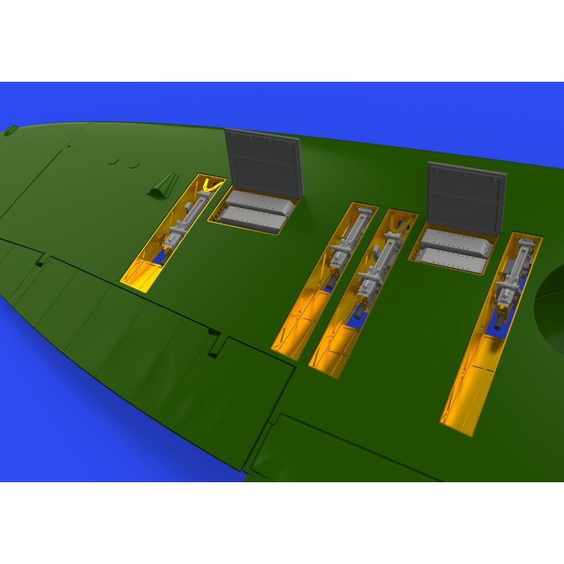 Baies de canon Supermarine Spitfire Mk.IIa (conçues pour être utilisées avec les kits Eduard)