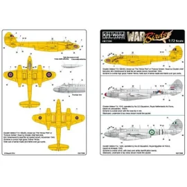 Décal Gloster Meteor F.4- EE455, connu sous le nom de 'The Yellow Peril' ou 'Forever Amber'