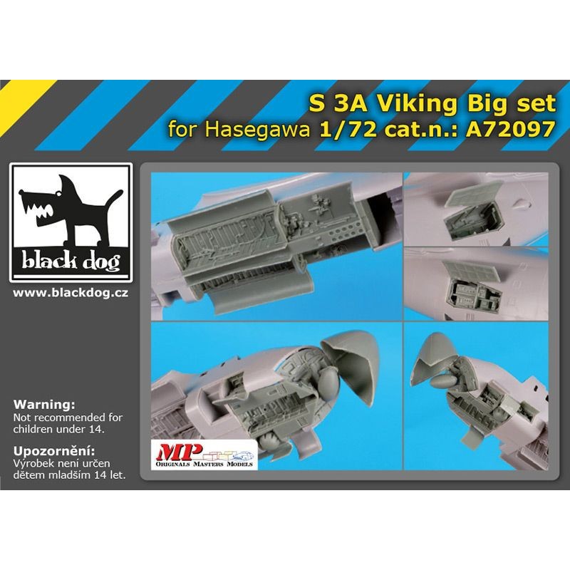 Lockheed S-3A Viking BIG-SET (conçu pour être utilisé avec les kits Hasegawa)