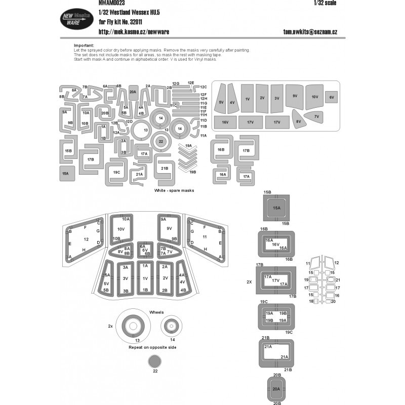 Westland Wessex HU.5 (conçu pour être utilisé avec le kit Fly YLF32011)