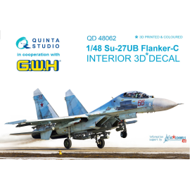 Décalcomanie Sukhoi Su-27UB (conçu pour être utilisé avec les kits Great Wall Hobby)