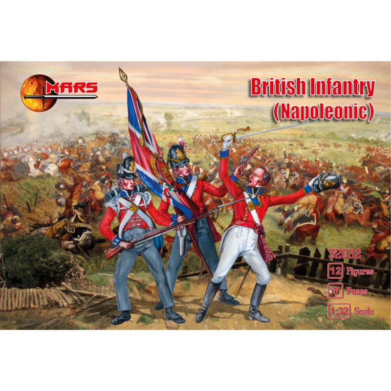 Infanterie britannique (napoléonienne) 12 figurines différentes