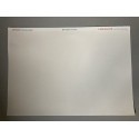 Décal Blanc cassé sur lin (imprimé sur du papier autocollant transparent)