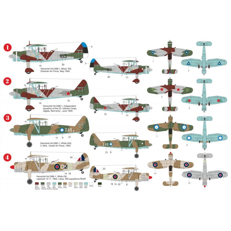 Henschel Hs-126 'International' (pas le kit Brengun)