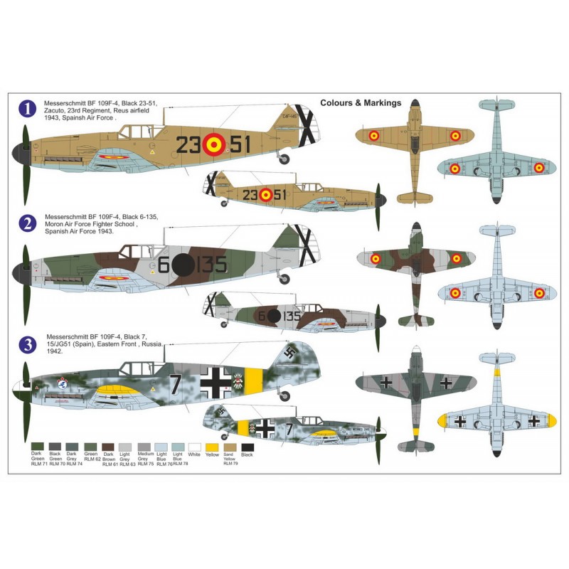 Messerschmitt Bf 109F-4 'Dans les services espagnols'