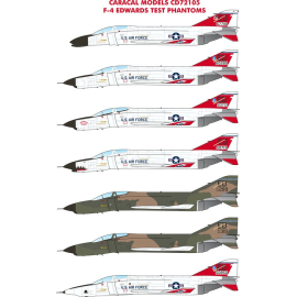 Décal Fantômes d'essai McDonnell F-4 Phantom Edwards