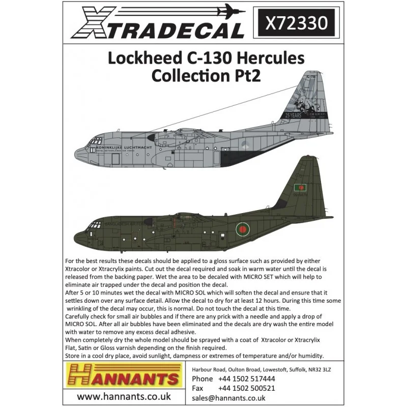 Décal Lockheed C-130 Hercule Collection Pt2 (3)