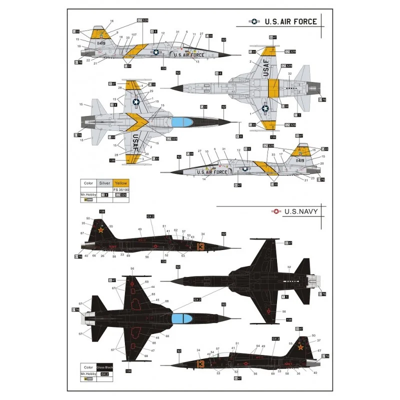 Northrop F-5E Tiger II (première version)