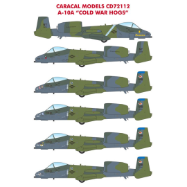 Décal USAF Republic A-10A 'Cold War Hogs'