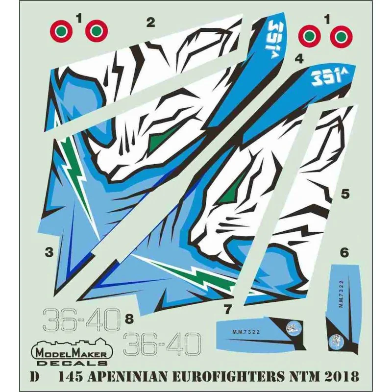 Décal Apeninian Eurofighters NTM 2018