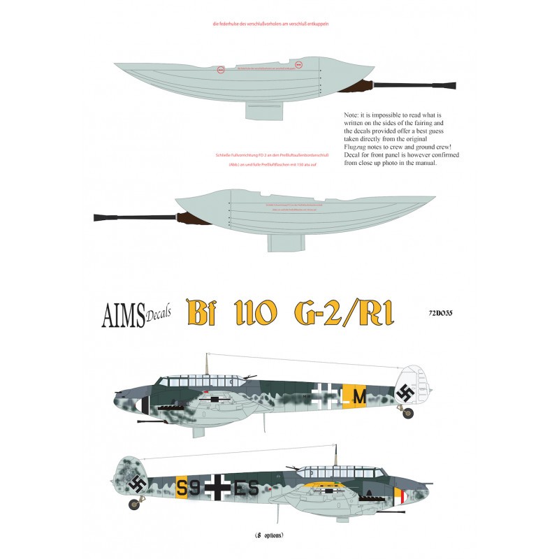 Décal Messerschmitt Bf-11G-2/R1