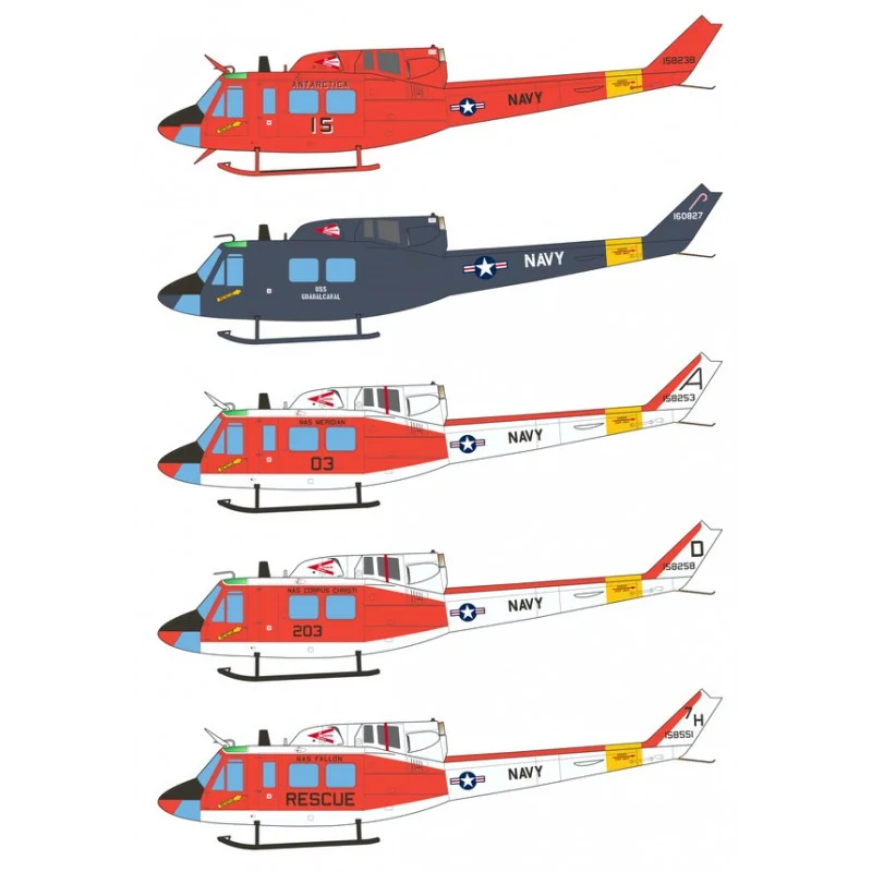 Décal Bell UH-1N Double Huey