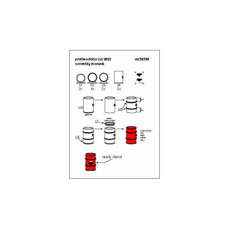 Barils d'huile 2pcs