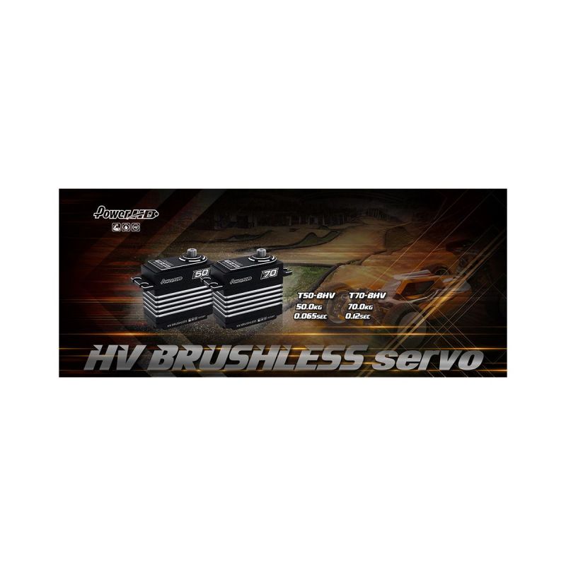 Servo T50 Brushless Boitier Alu HV (50kg/0.065s)