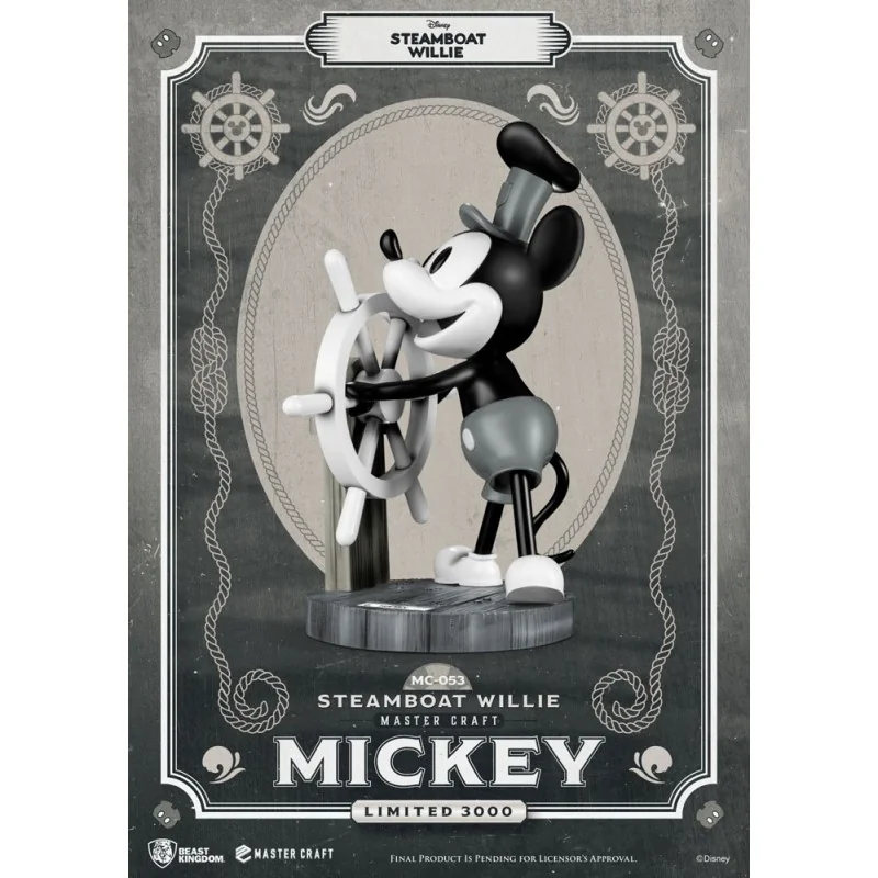 Steamboat Willie statuette Master Craft Mickey 46 cm