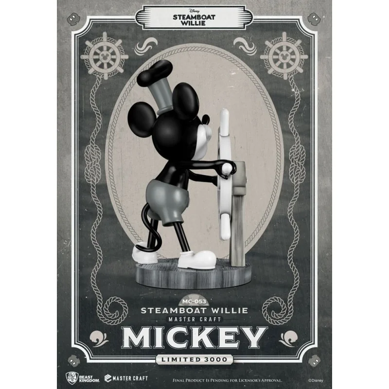 Steamboat Willie statuette Master Craft Mickey 46 cm