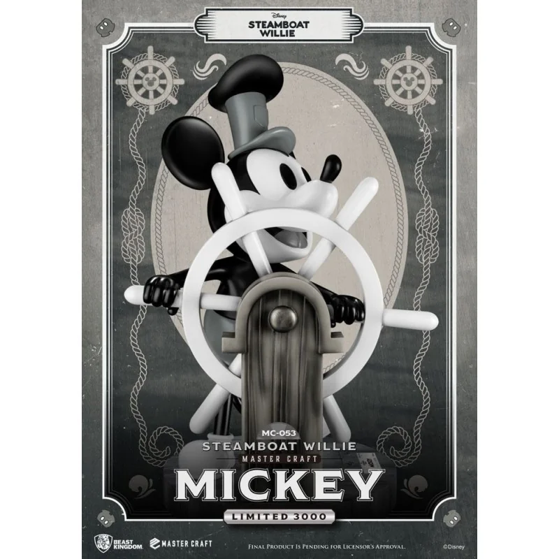 Steamboat Willie statuette Master Craft Mickey 46 cm