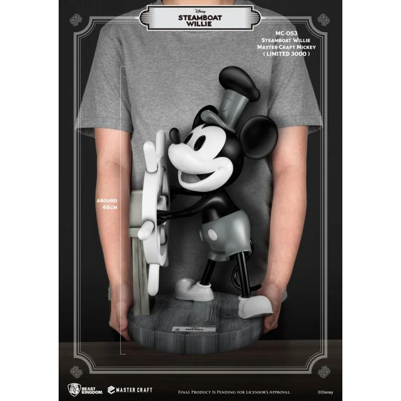 Steamboat Willie statuette Master Craft Mickey 46 cm