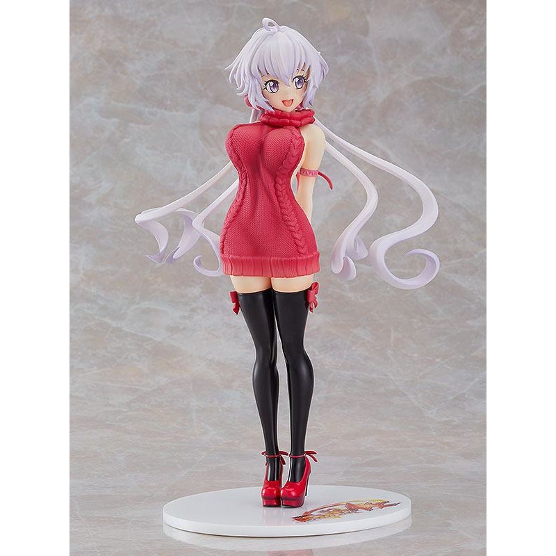 Senki Zesshou Symphogear G statuette PVC 1/7 Chris Yukine: Lovely Sweater Style AQ 24 cm