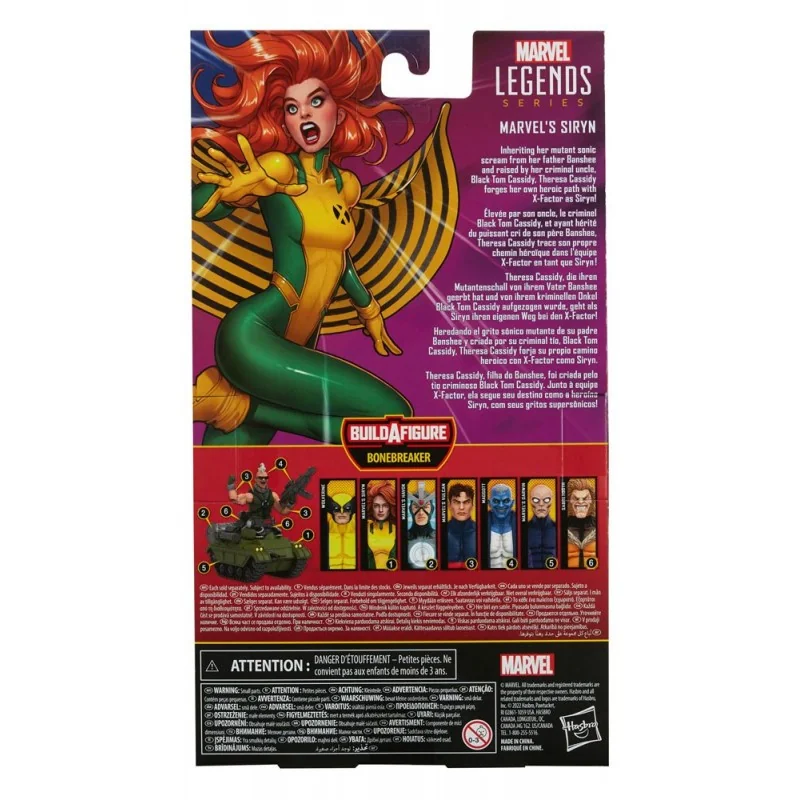 X-Men Marvel Legends Series figurine 2022 Marvel's Siryn 15 cm