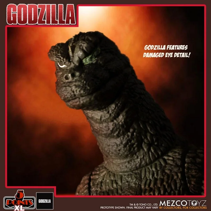 Godzilla vs Hedora figurines 5 Points XL Deluxe Box Set