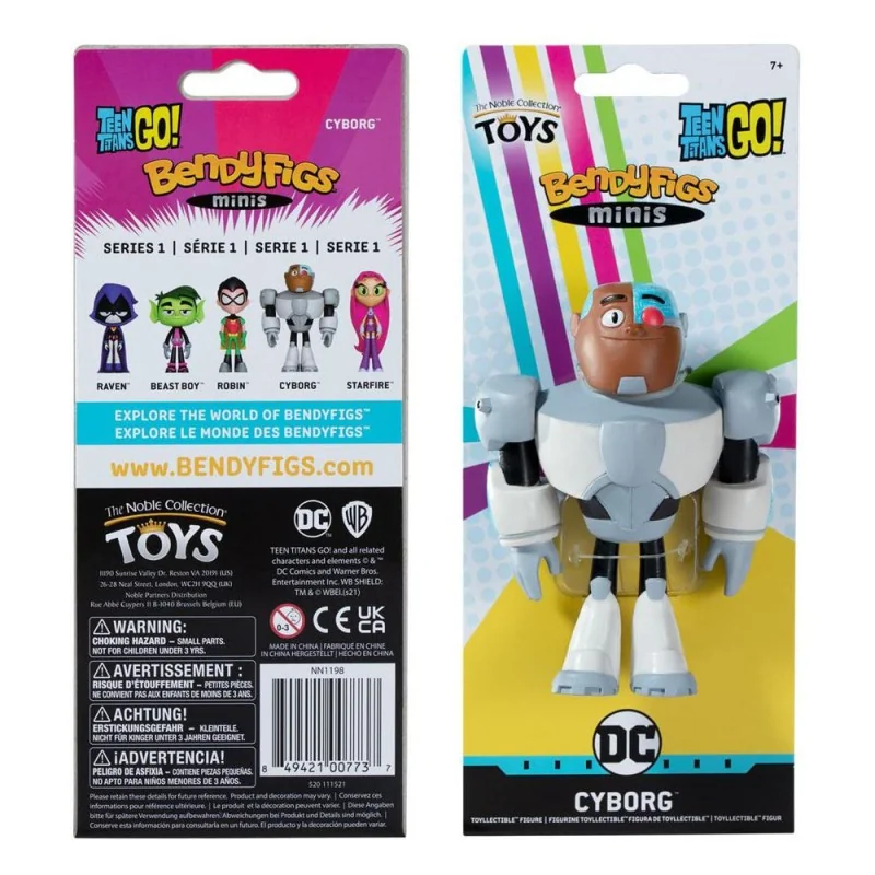 Teen Titans Go! figurine flexible Bendyfigs Cyborg 11 cm