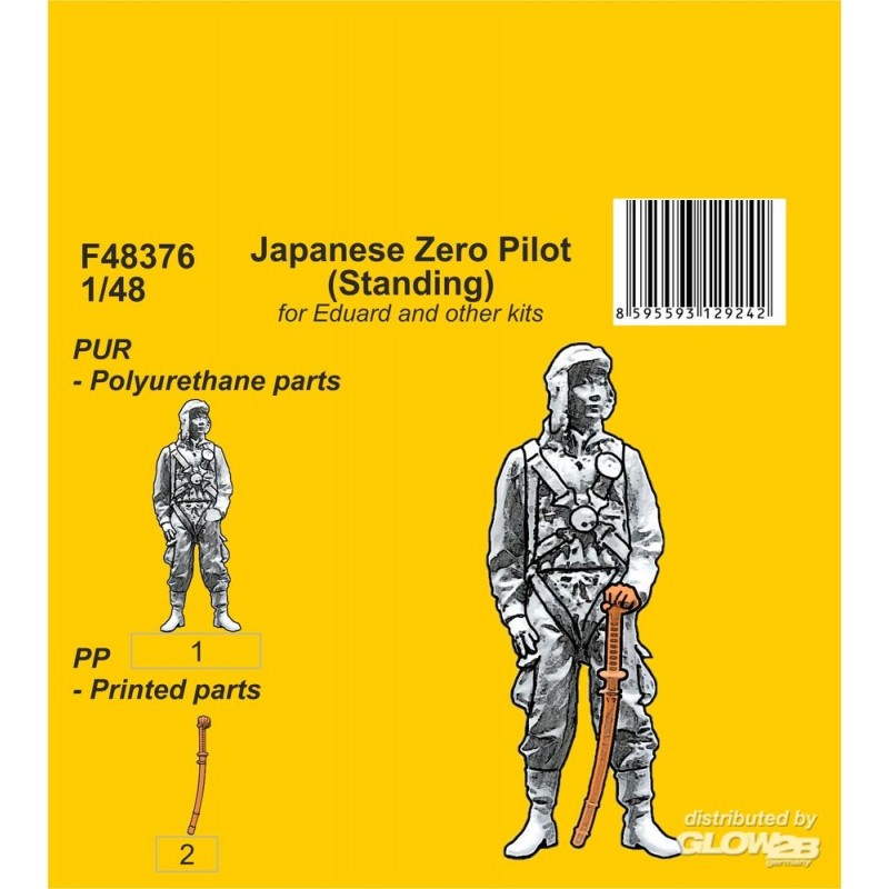 Pilote de Zéro japonais (debout)