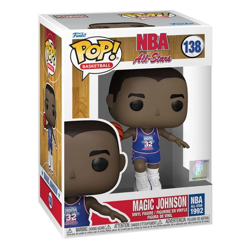 NBA Legends POP! Basketball Vinyl figurine Magic Johnson (Blue All Star Uni 1991) 9 cm