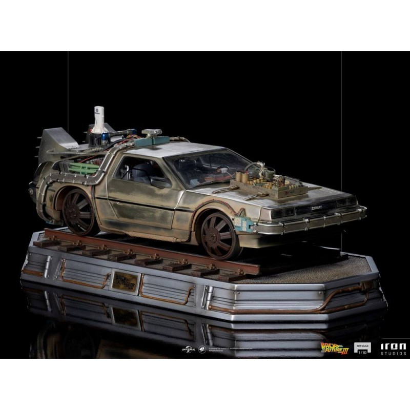 Retour vers le Futur III Statuette 1/10 Art Scale DeLorean 57 cm