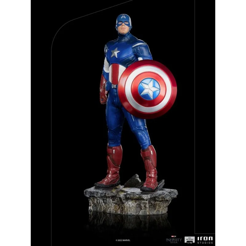 The Infinity Saga statuette BDS Art Scale 1/10 Captain America Battle of NY 23 cm