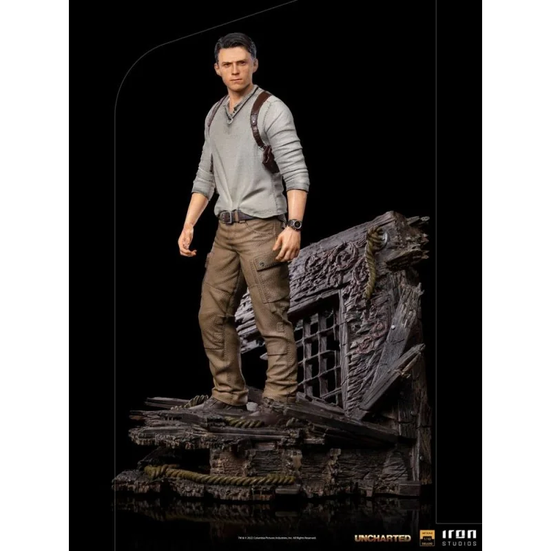 Uncharted Movie statuette Deluxe Art Scale 1/10 Nathan Drake 22 cm