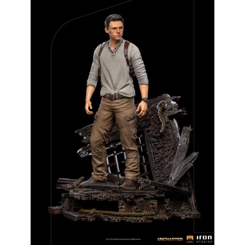 Uncharted Movie statuette Deluxe Art Scale 1/10 Nathan Drake 22 cm