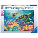 Puzzle 1000 p - Le monde sous-marin bleu