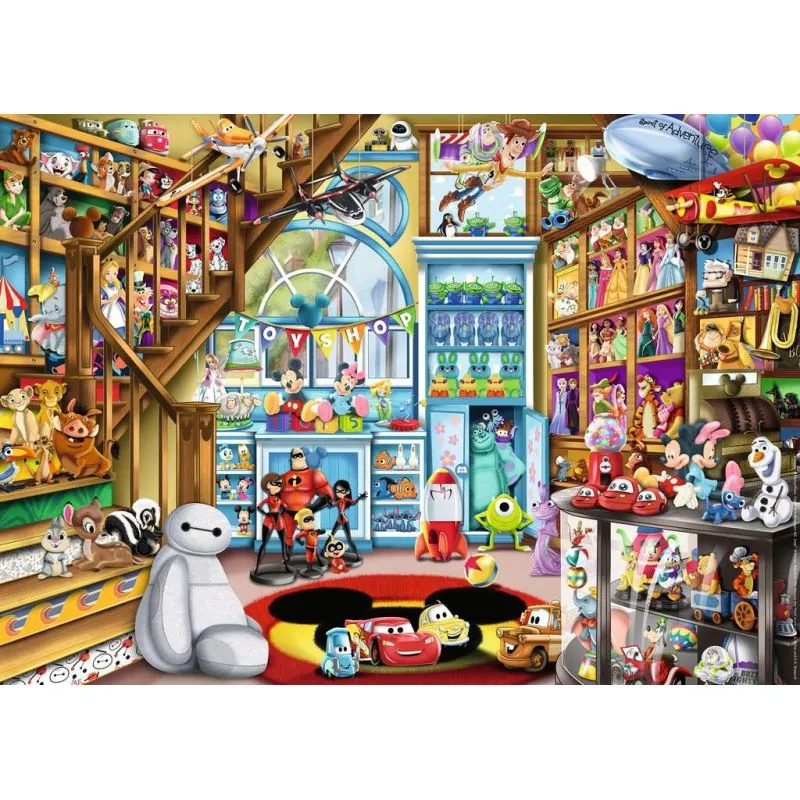 Puzzle 1000 p - Le magasin de jouets / Disney