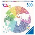 Puzzle rond 500 p - Mandala (Circle of Colors)