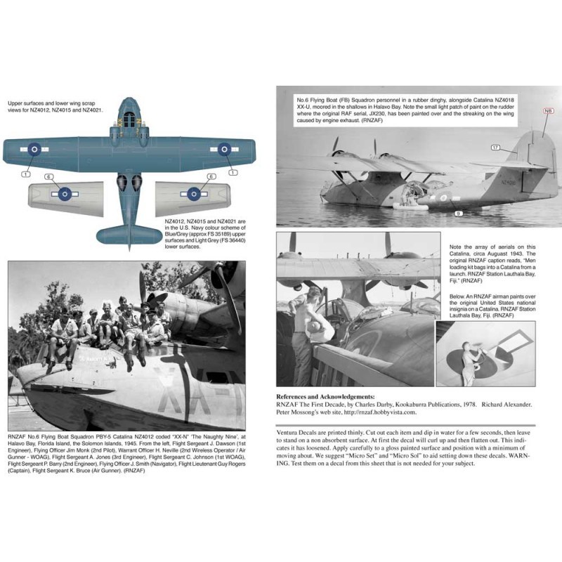 RNZAF Consolidated PBY-5 Catalinas, No.6 Sqn