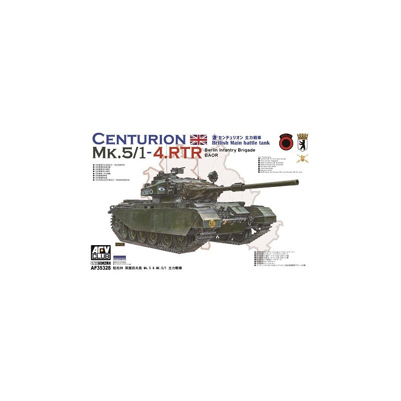 Centurion MK.5/1-4.RTR4th Royal Tank Regiment, Berlin Infantry