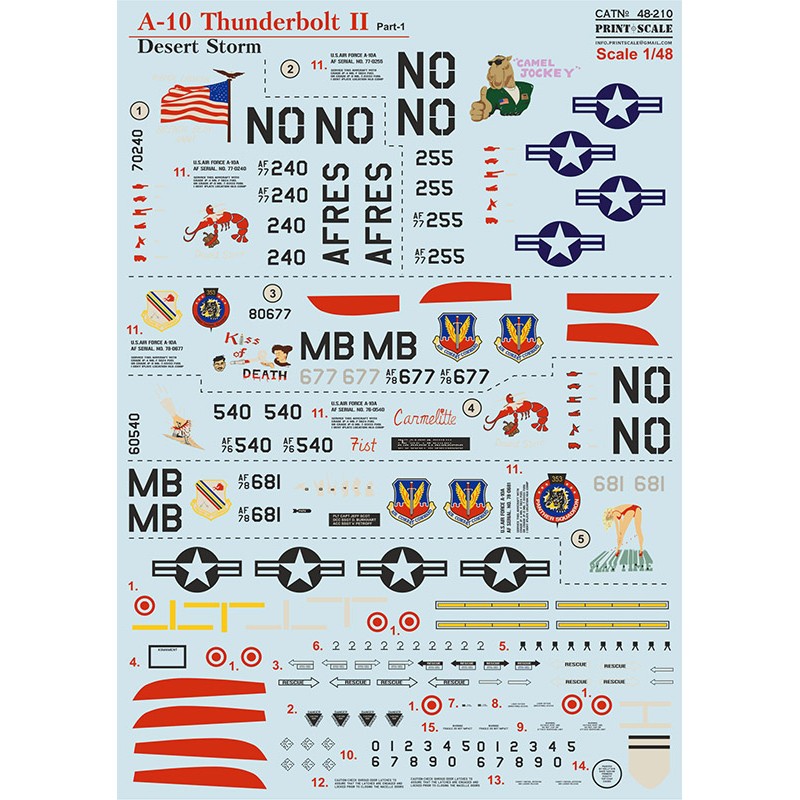 Tempête du désert A-10 Thunderbolt II. Partie 1 1. A-10A 77-0240 Thunderbolt II