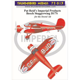 Imperial Products Beechcraft B-17S Staggerwing (conçu pour être utilisé avec les kits Sword)