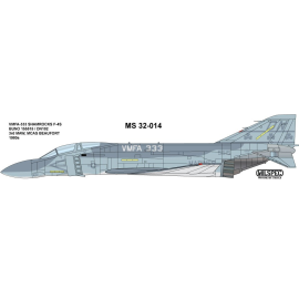 McDonnell F-4S Phantom VMFA-333 BUNO 155515/DN102 SHAMROCKS MCAS BEAUFORT