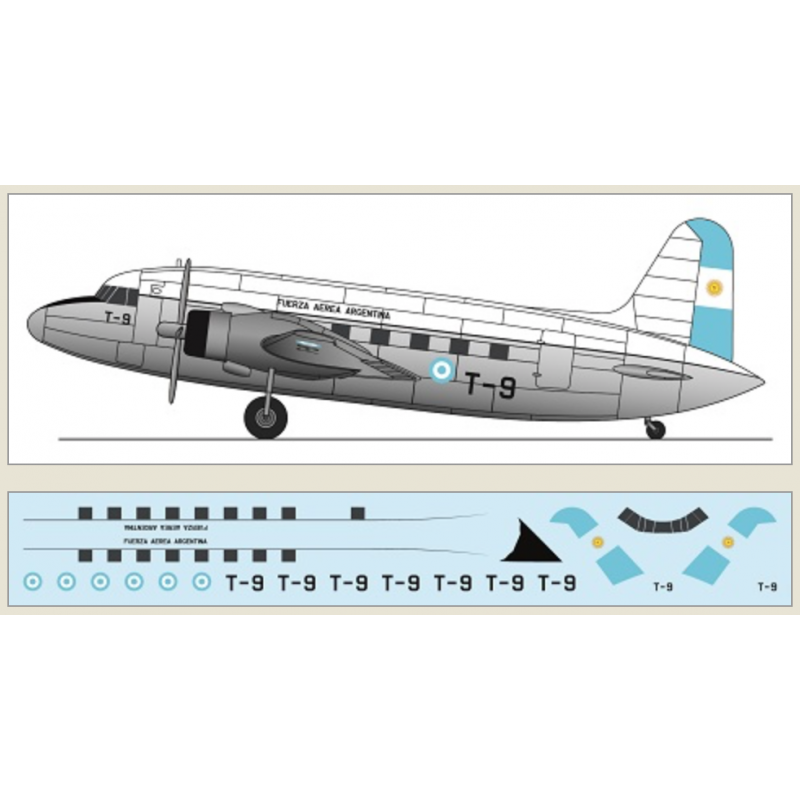 Vickers Viking Fuerza Aérea Argentine (autocollants laser)