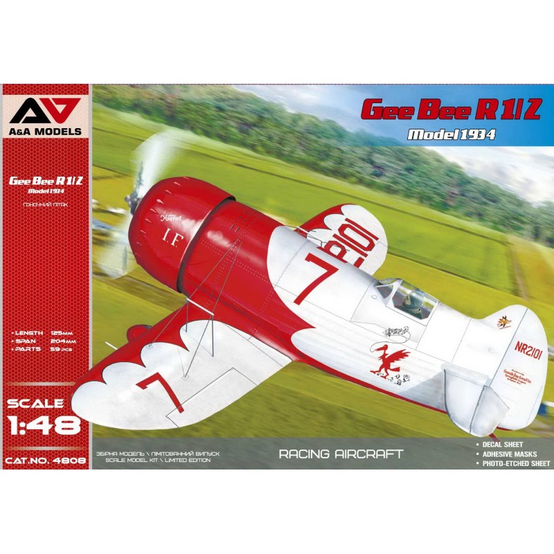 Avion de course Gee Bee R1/R2 (versions 1934-1935)