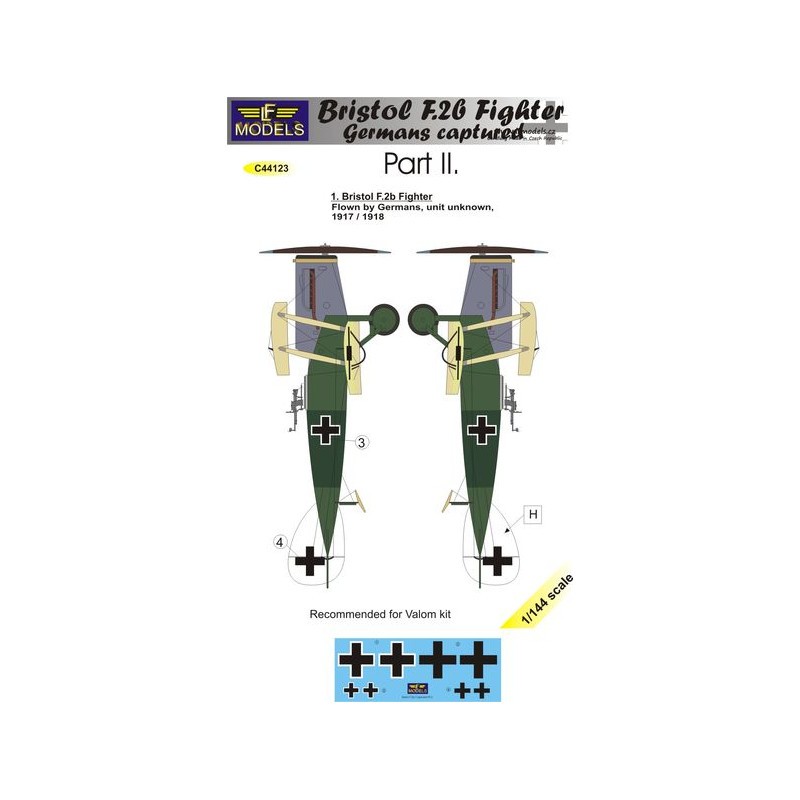 Bristol F.2b Fighter Allemands capturés Partie II.